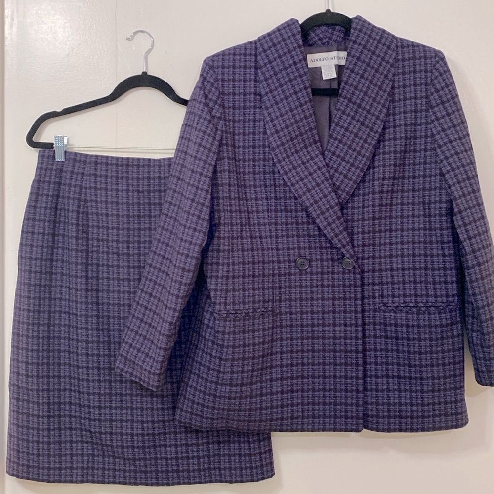 ADOLFO STUDIO two piece suit